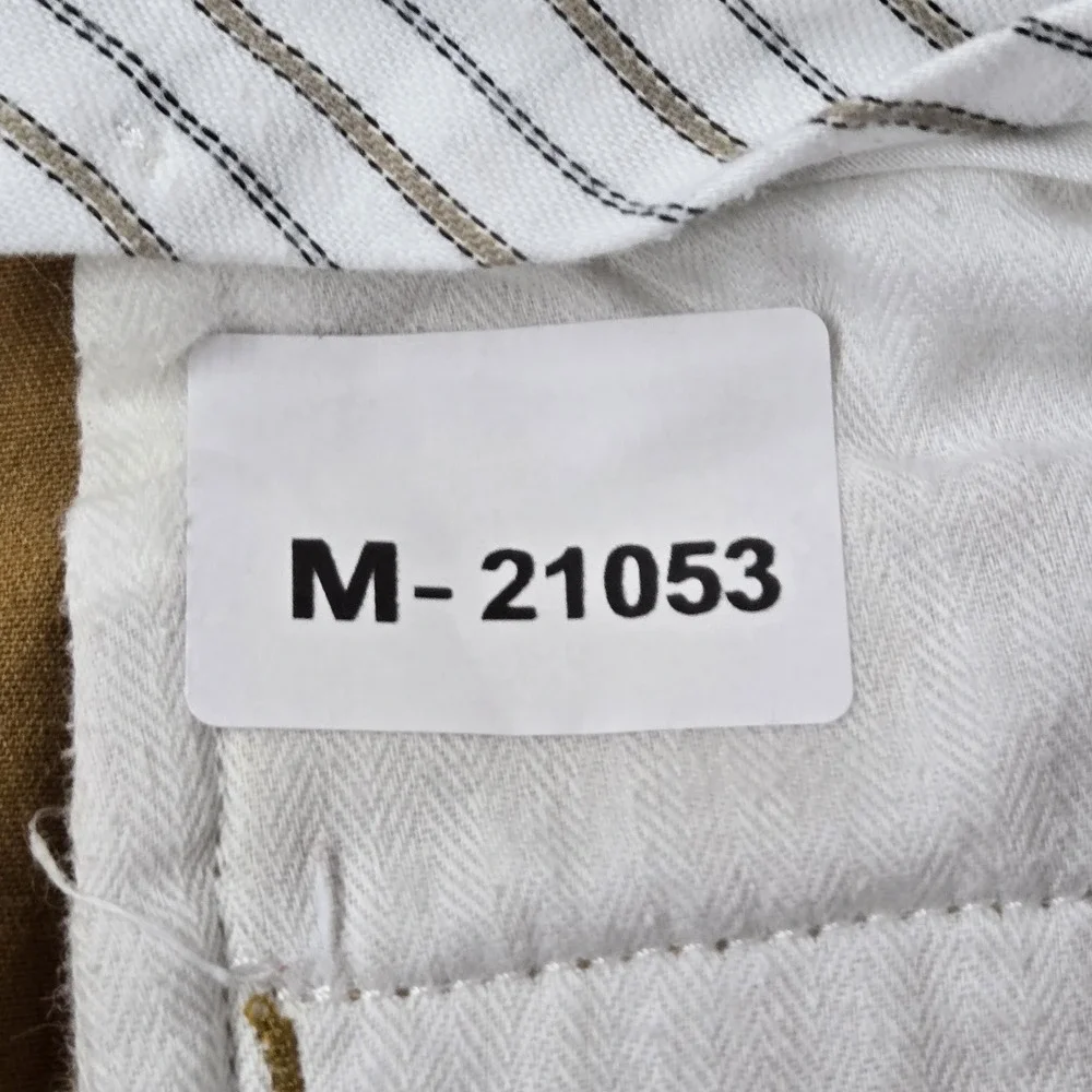Banana Republic Men Pants 34X34 Tan Chino Twill Emerson Straight‎ Fit Button